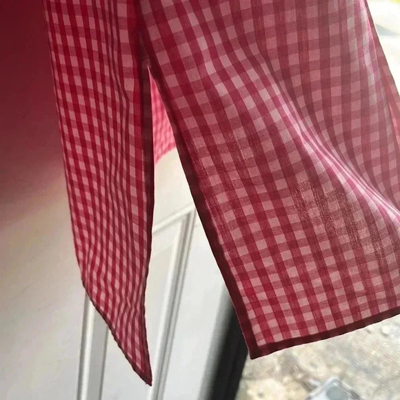 Herman Geist Sleeveless Pink and White Shirt Size Small - Picture 5 of 9